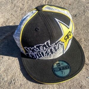 Cap, Metal Mulisha x Rockstar Black and Yellow